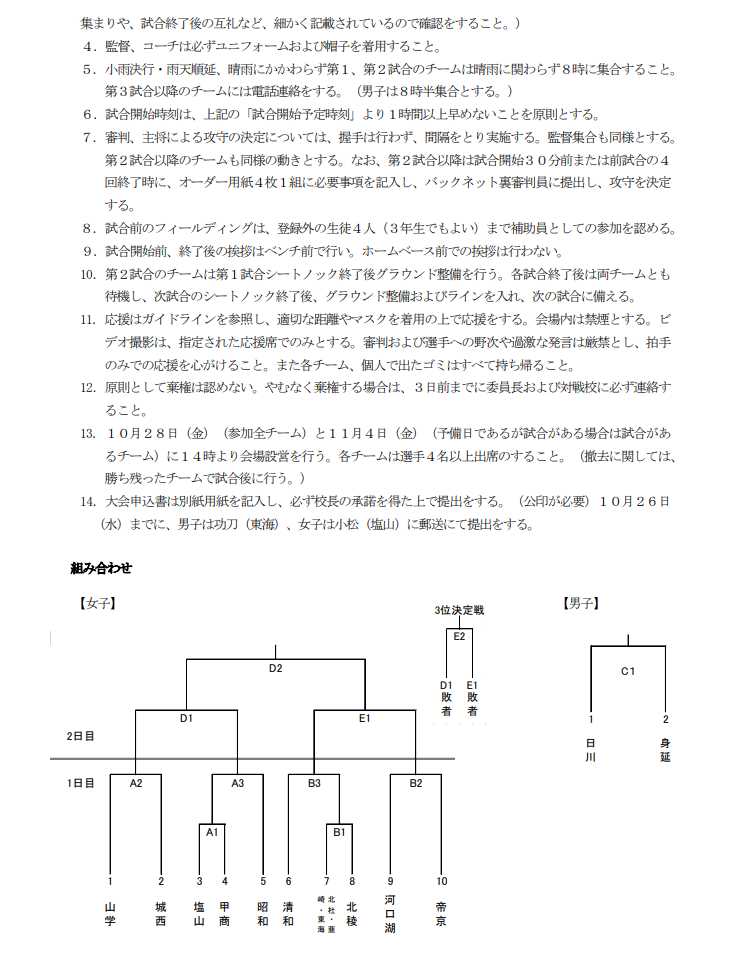 高校新人大会要項２