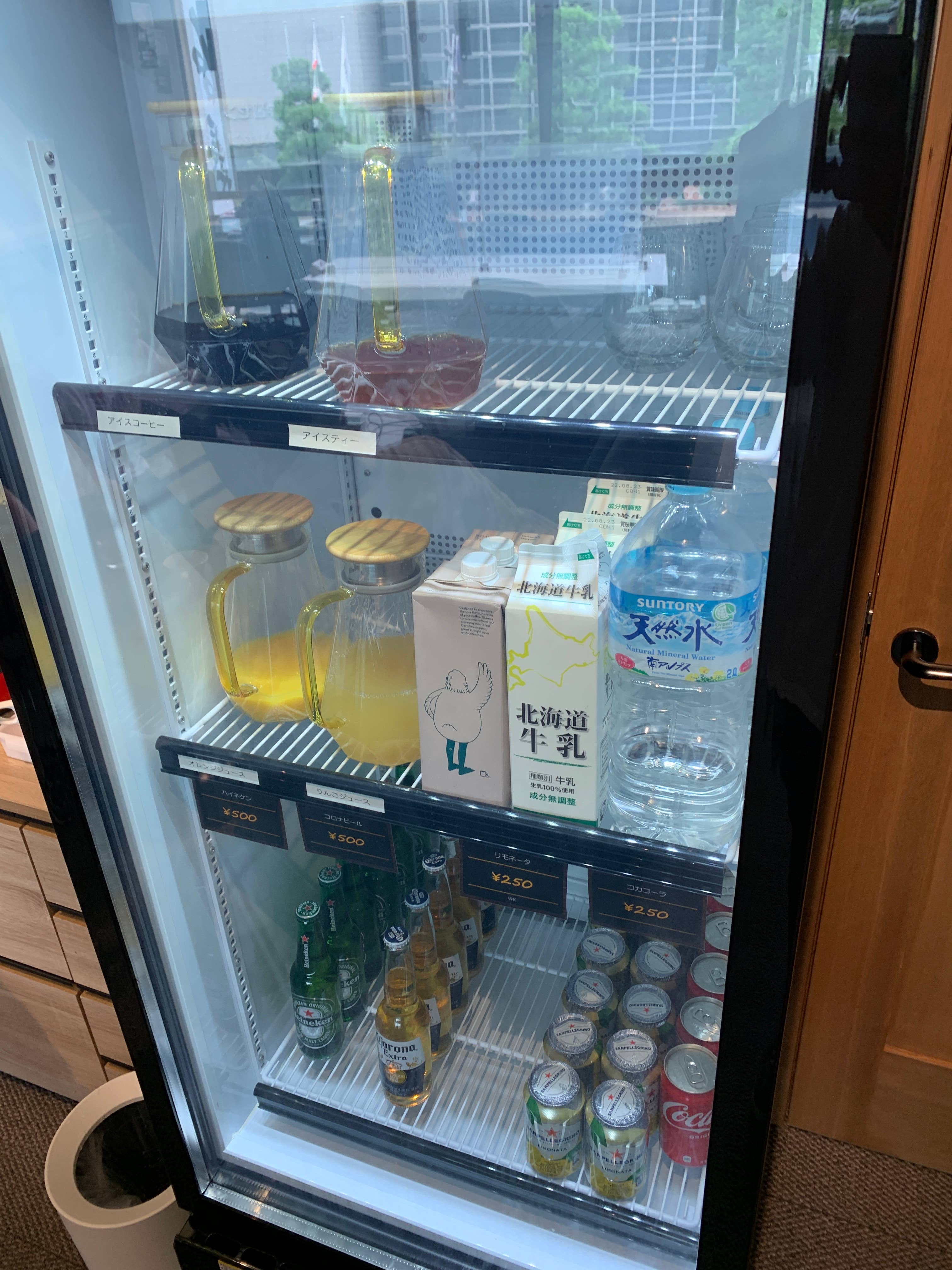 暑い日には冷たい飲み物を！