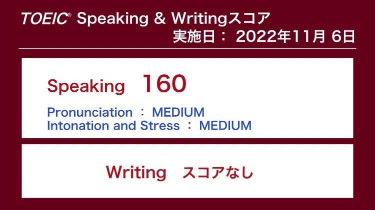 まりさん　TOEIC Speakingで160点獲得、2022年IIBC Award達成！